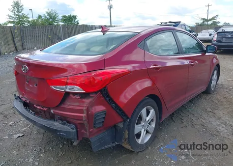 2013 Hyundai Elantra Gls из США, поврежденный, VIN 5NPDH4AE9DH437581